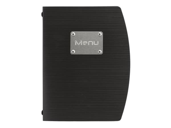 Securit® A5 RIO menuomslag i sort