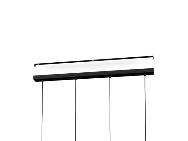 EGLO IKESTON LANGBORD 4L E27 SORT/GITTER