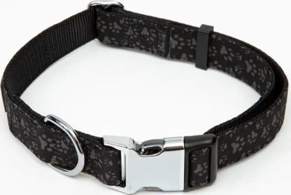 Paw Love - Halsbånd hund (Medium) - Sort