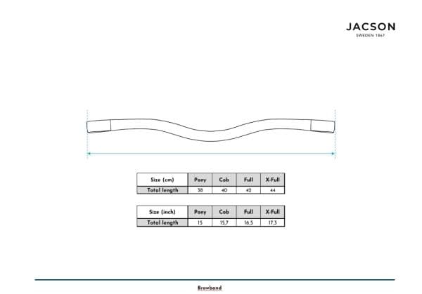 Jacson Cambridge Pannband Brun Full