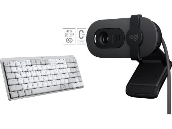 Logitech MX Mechanical Mini för Mac (920-010799) + Brio 100 (960-001585)