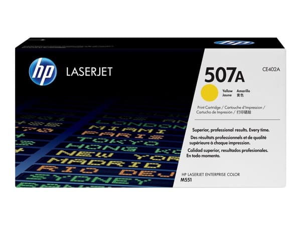Lasertoner hp 507a ce402a, 6 000 sidor, gul