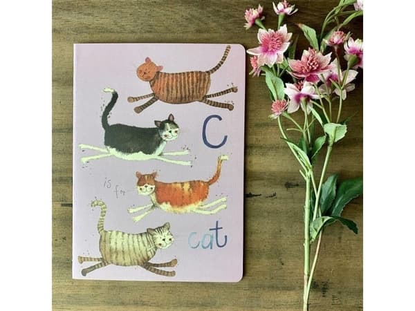 Notatbok B5/40K linjer SNL05 Cats