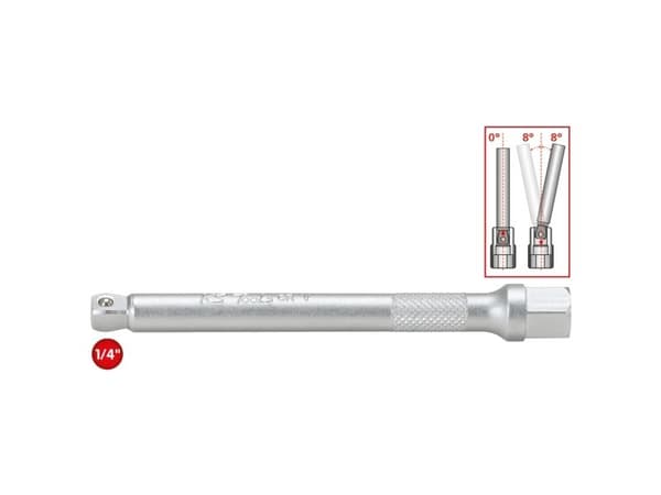 KS Tools 911.1509, Enstaka artikel, Förlängningsskaft, Kromvanadiumstål, 35 g, 1 styck