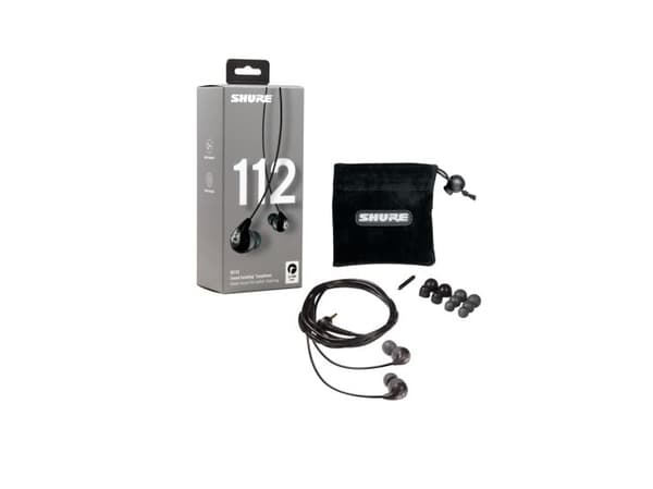 Shure SE112 - Ørepropper - i øret - kablet