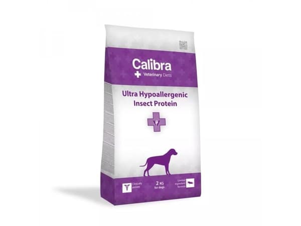 Calibra Veterinary Diets Ultra Hypoallergenic Insect torrfoder hund 2 kg