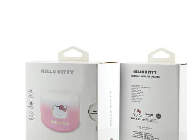 Hello Kitty Bluetooth 5.0 speaker HKWSBT6GKEP pink/pink Electroplate Gradient