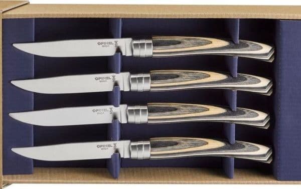 Opinel Opinel  4 noży Table Chic Laminated Birch