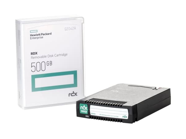 HPE RDX - RDX-patron - 500 GB / 1 TB - för ProLiant MicroServer Gen10; Imation RDX Removable Hard Disk Storage System