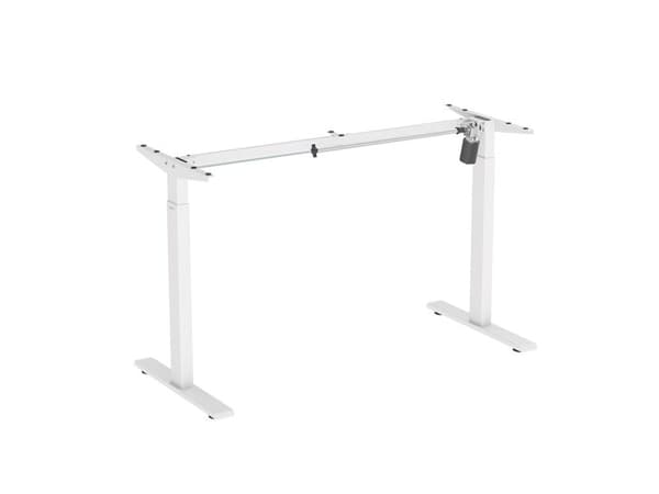 LogiLink Sit-Stand desk frame, single motor, easy-use controller, white