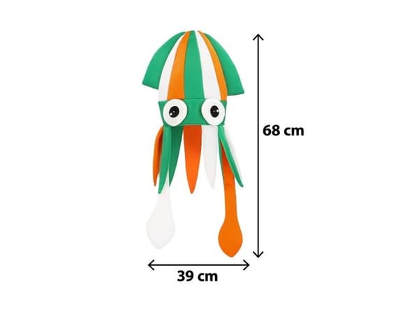 Blækspruttehat med LED lys
