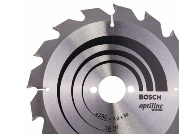 Bosch OPTILINE RUND RING Ø190X2,0X30MM 16T