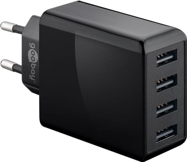 Goobay 44953, Innendørs, AC, 5 V, Sort