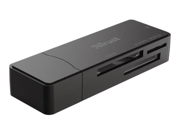 Trust NANGA - Kortinlukija (MS, SD, microSD, MS Micro) - USB 3.1 Gen 1