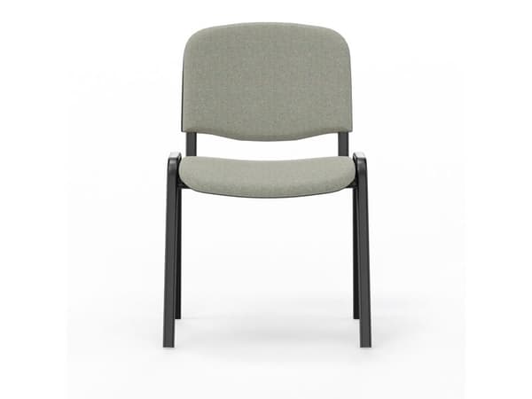 Iso tuoli, vihreä, mustat tuolin jalat
