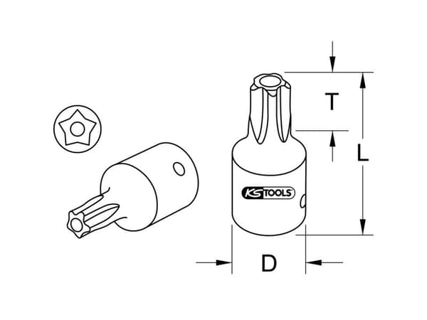 KS Tools 9111472 911.1472 hylsnyckel