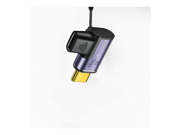 Microconnect MC-USB4CCMF-MAGNETIC, 0 m, USB C, USB C, USB4 Gen 3x2, Musta