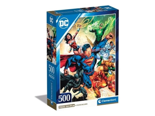 Clementoni Puslespil HQC DC Comics, 500 brikker