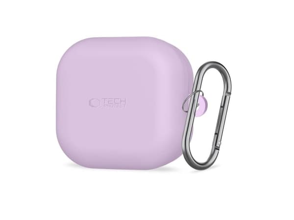TECH-PROTECT silikonkrok for Samsung Galaxy Buds 4 / 4 Pro lavendel