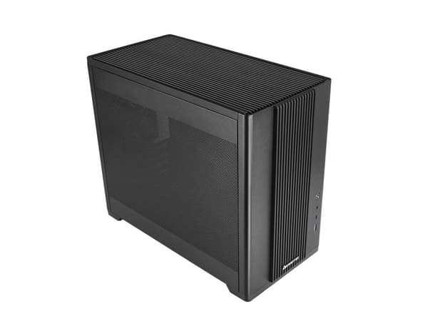 Chieftec UNI Series BX-10B-M-OP - MT - micro ATX - ingen strømforsyning (ATX) - svart - USB/lyd
