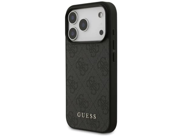 Guess 4G Classic-etui til iPhone 18 Pro / 17 Pro, svart