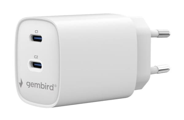 Gembird 2-port 45 W USB-hurtiglader