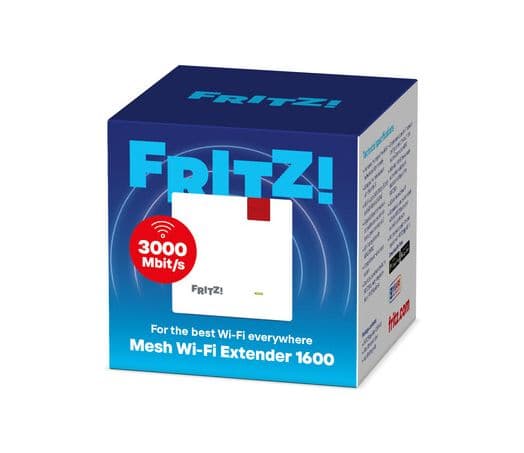 FRITZ!Repeater 1200 AX Edition International (Mesh Wi-Fi Extender 1600)
