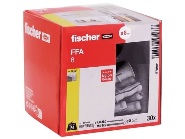 Fischer FFA 8 porbetongplugger 30 stk.