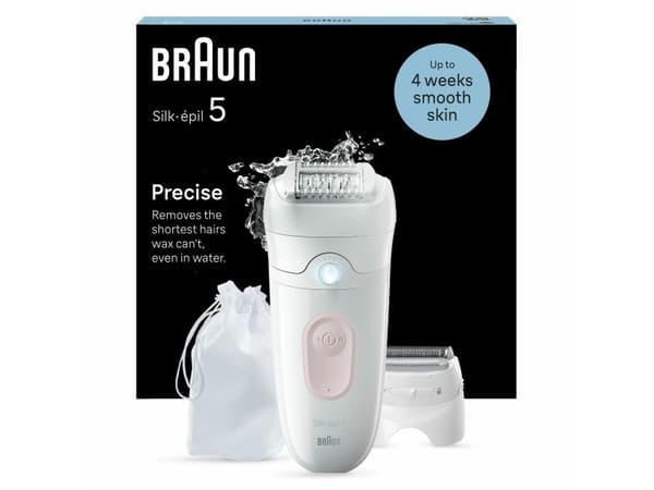 Braun Silk-épil 5 5-030 hvit og rosa