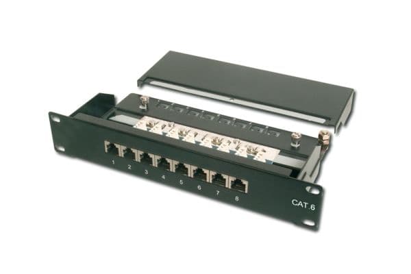 DIGITUS - Patch-panel - CAT 6 - STP - RJ-45 X 8 - 1U - 10"