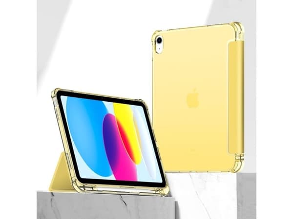 Tech-Protect SC Pen hybriddeksel til iPad 10 / 2022 - gul - transparent