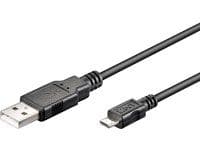 MicroConnect - USB-kabel - USB (hane) till mikro-USB typ B (hane) - 5 m