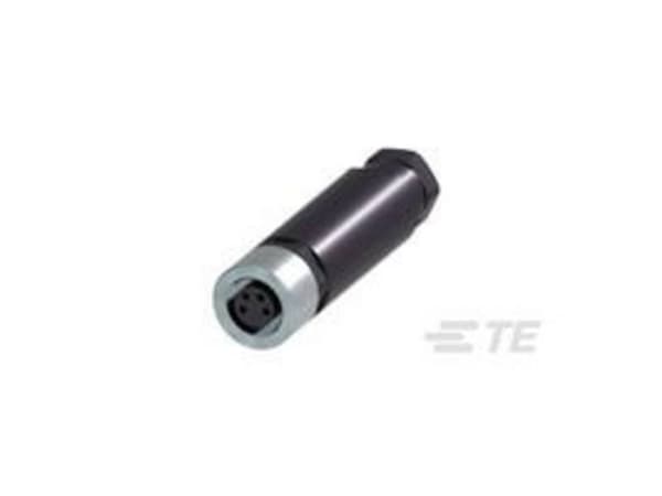 TE Connectivity 2120956-1, M8, Sort, Metallisk, Hunkjønn, Rett