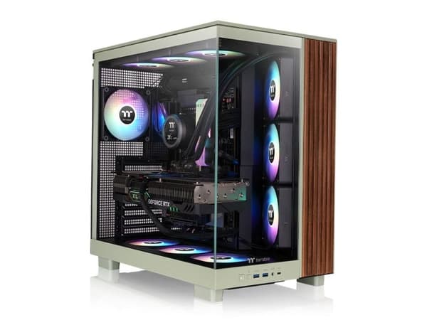 Thermaltake CA-11E-00MEWN-WS, Midi Tower, PC, Grønn, ATX, Micro ATX, Mini-ITX, Spilling, Multi