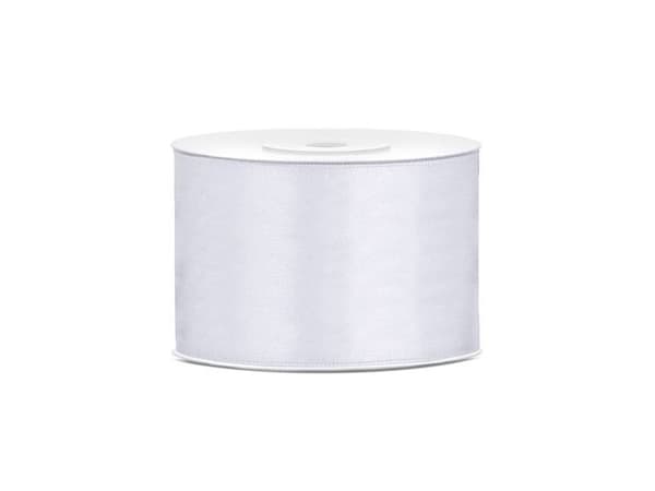 Satinband vit 50 mm