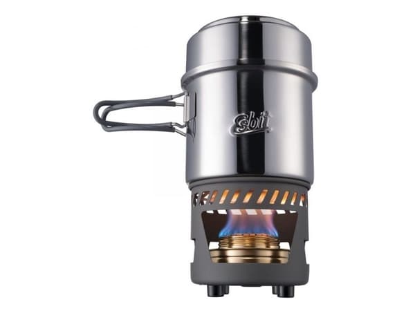 Esbit Cookset 985 ml med brenner Esbit, rustfritt stål, universell