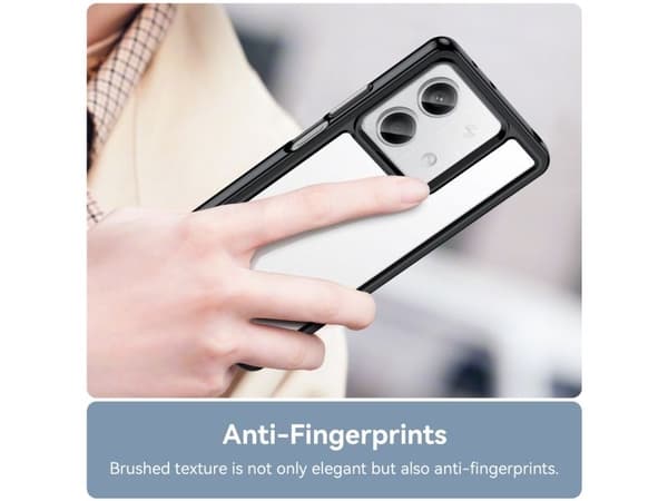 Etui Outer Space Case z żelową ramką do Xiaomi Redmi Note 13 Pro - sort