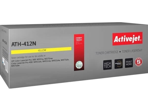 Activejet ATH-412N, 2600 sidor, Gul, 1 styck