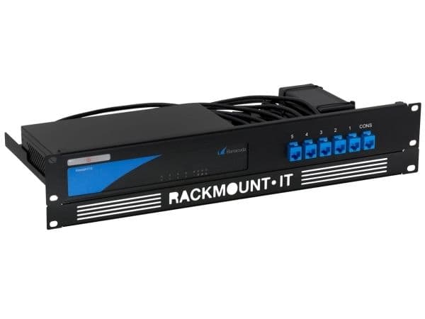 Rackmount.IT RM-BC-T2, Kiinnityskiinnike, Musta, 1 kpl
