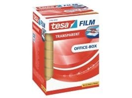 Tejp/Tesafilm transparent, 8 rullar, 19 mm x 66 m