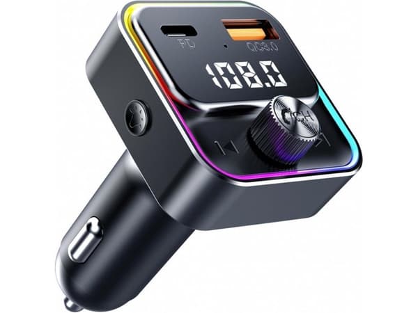 Sencor FM-sender FM-sender SWM 3000 Bluetooth-modulator, USB A+C, MP3, PD, QC 3.0, Siri