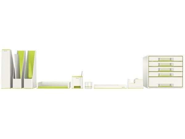 Leitz WOW, Polystyreeni, Vihreä, Metallinen, A4, 267 mm, 336 mm, 49 mm