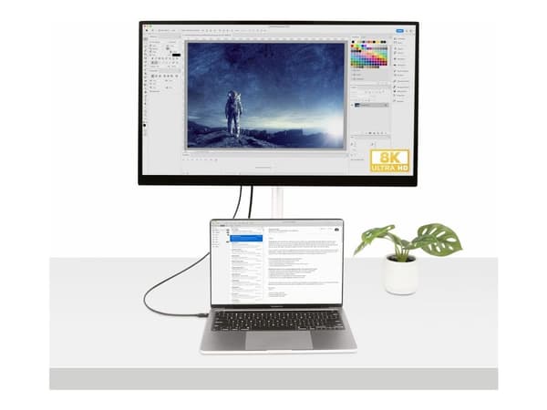 StarTech 1.6ft (50cm) Thunderbolt 4 Cable, 40Gbps, 100W Power Delivery, 4K/8K Video Support, Intel-Certified Thunderbolt Cable - Compatible w/ USB4...