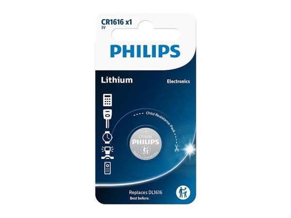 Philips CR1616 Knapcelle batteri 3V