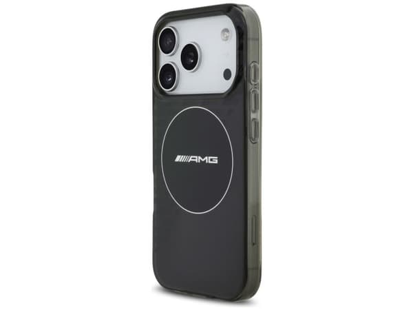 Etui AMG Double Layer TransparentSmocked MagSafe do iPhone 17 Pro czarny