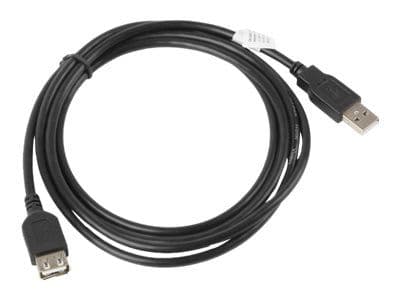 LANBERG CA-USBE-10CC-0018-BK Lanberg extension cable USB 2.0 AM-AF 1.8m black