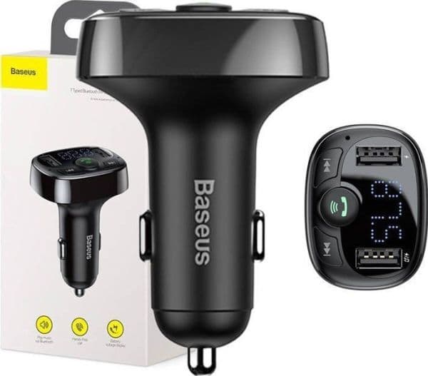 Baseus CCMT000001, Digitalt, FM, 87,5 - 108 MHz, LED, Bluetooth/USB, MicroSD (TransFlash)