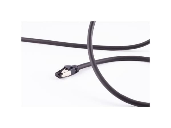 Flexline patchkabel U/FTP Cat.6a armerad högt flexibel grå 1,5 m