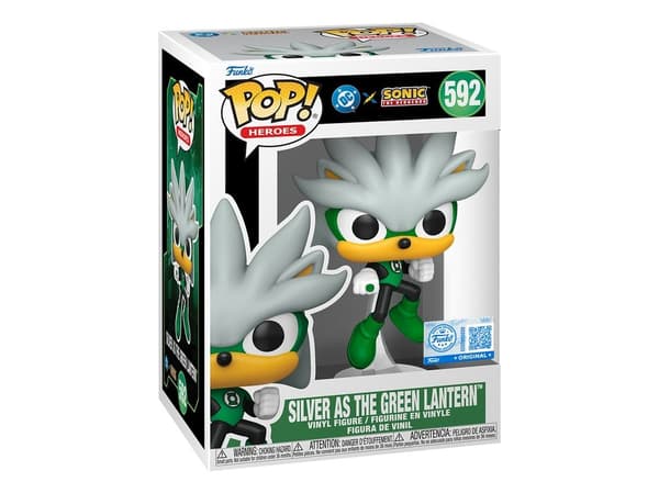 FUNKO POP! vinylfigur av DC / Sonic - Silver / Green Lantern