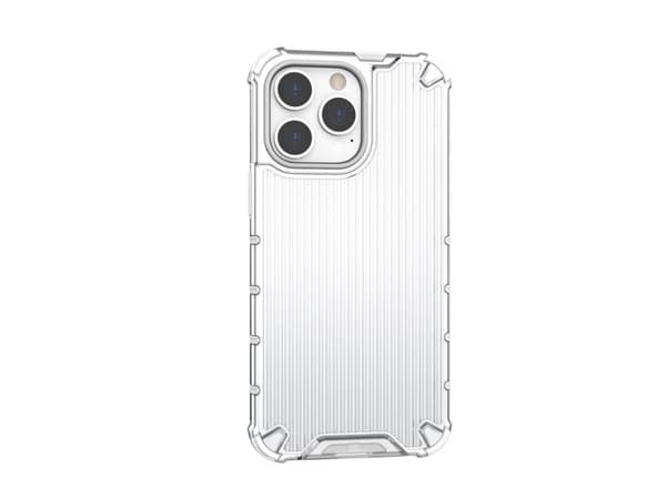 Ombre Protect-etuiet til iPhone 14 Pro Max, rosa/blå rustet
